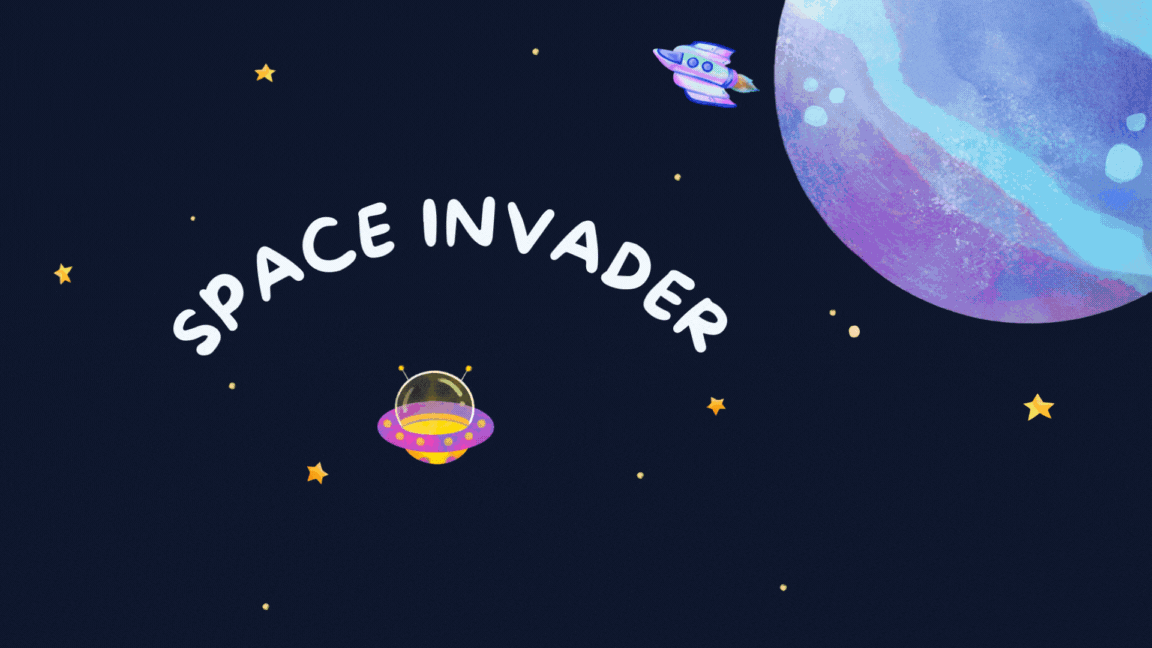 Classic Arcade Space Invaders Game